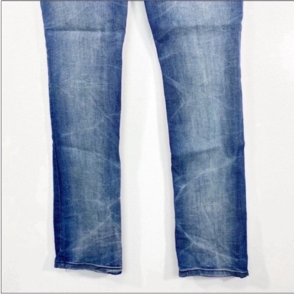 ECKOREDENIM back pockets embroidery jeans 7/8 - Picture 5 of 9